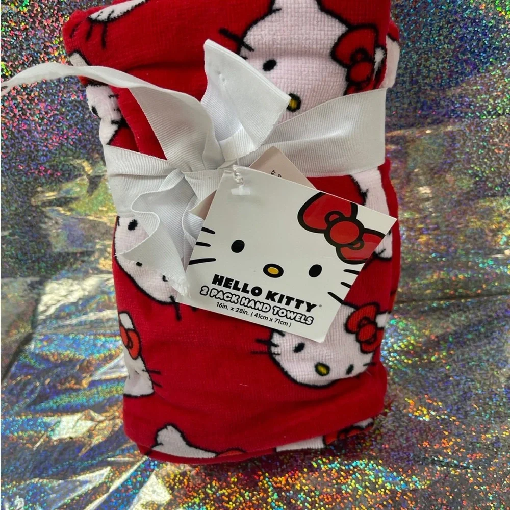 Hello Kitty Red and White Towel Bundle